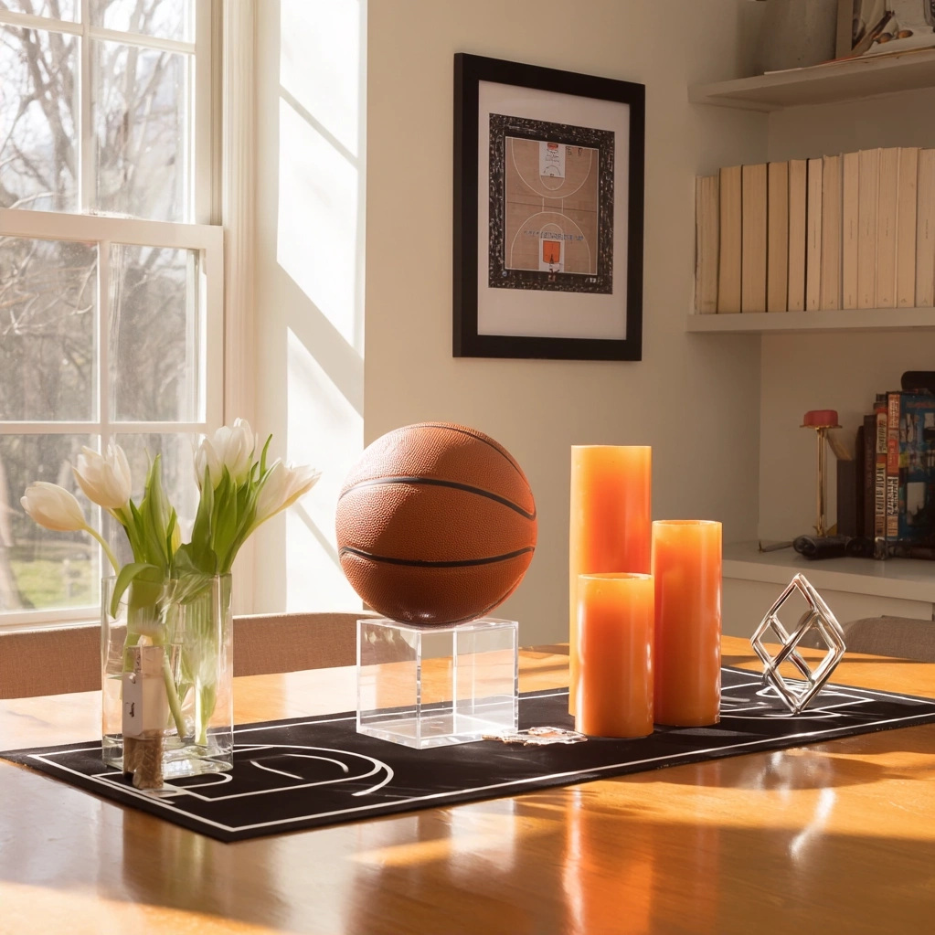 basketball centerpiece ideas