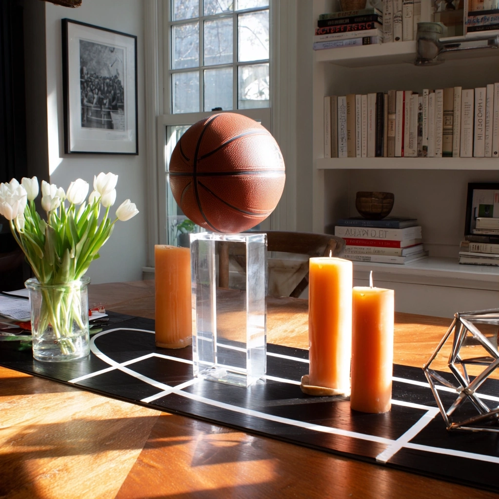 basketball centerpiece ideas