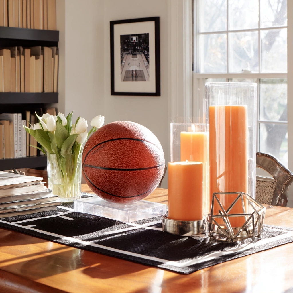 basketball centerpiece ideas