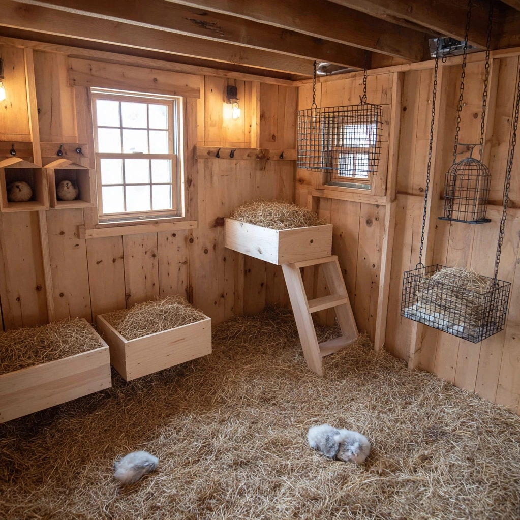 chicken coop interior ideas