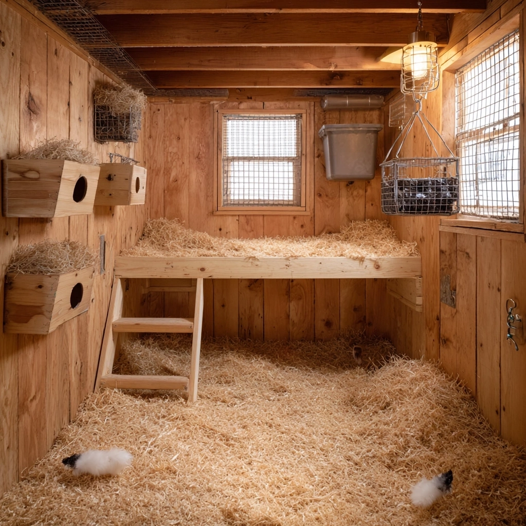 chicken coop interior ideas