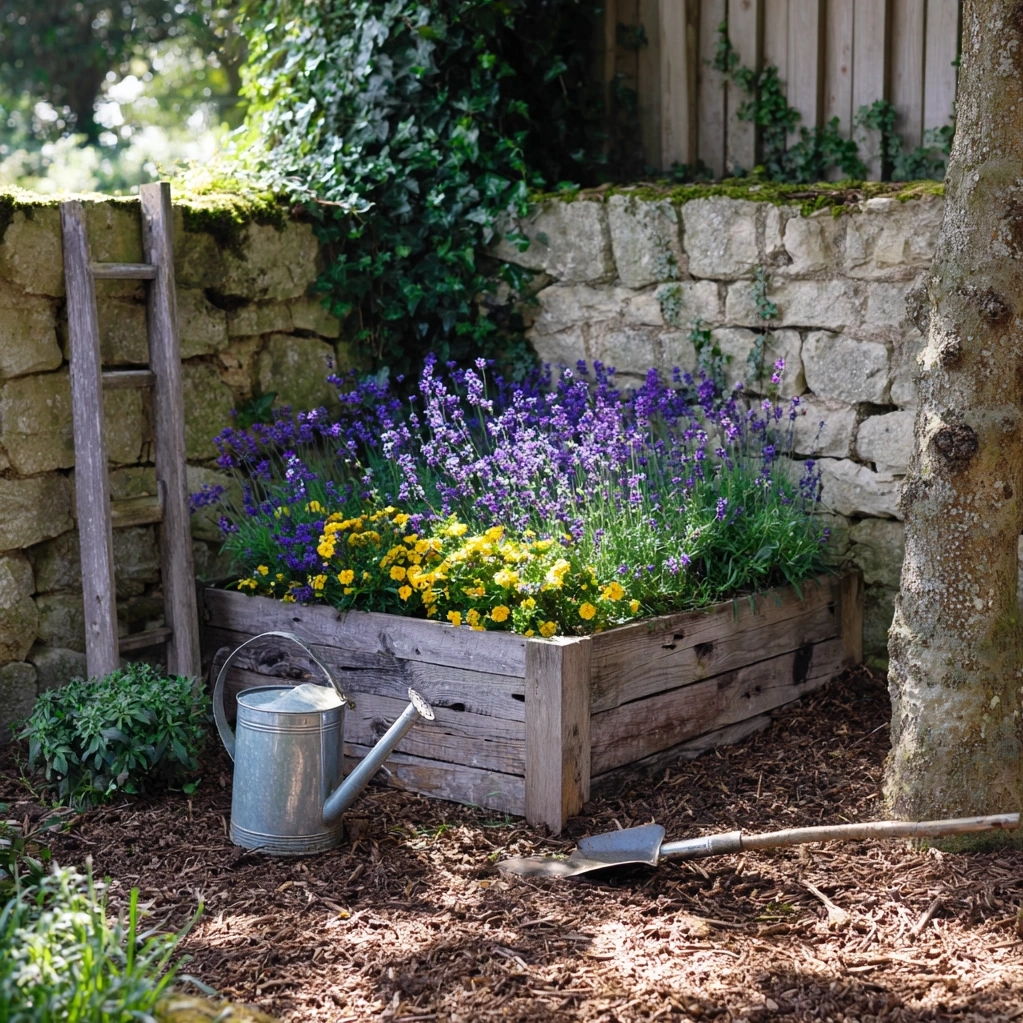 corner flower bed ideas