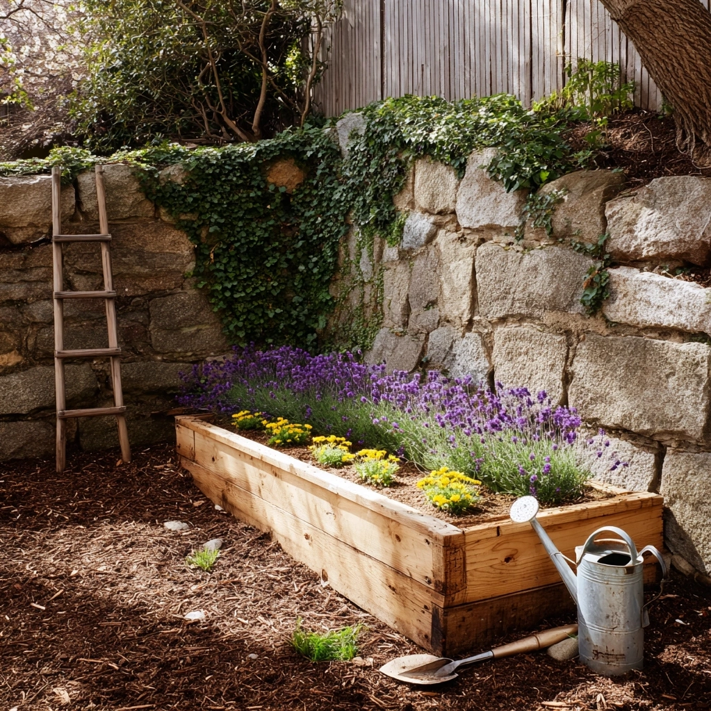 corner flower bed ideas