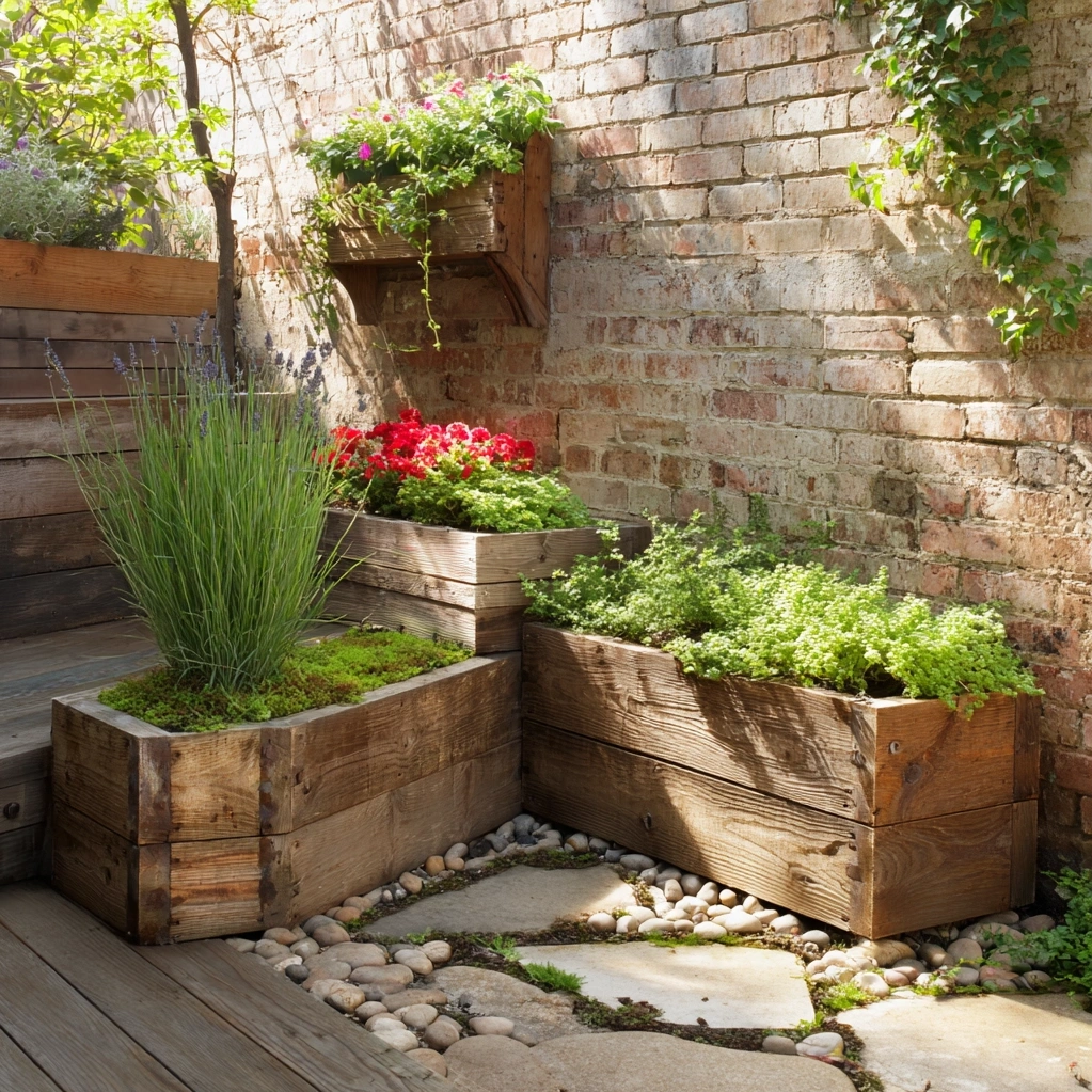 corner garden ideas backyards
