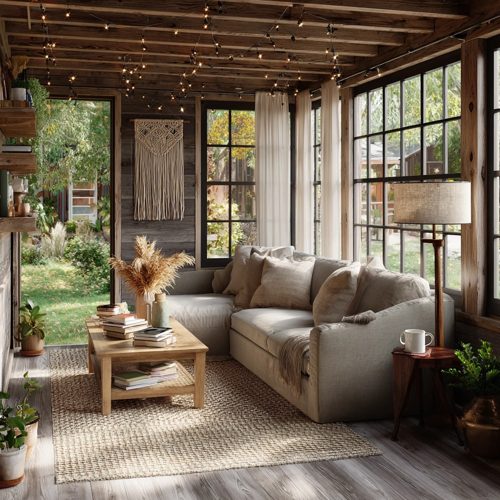 cozy enclosed porches