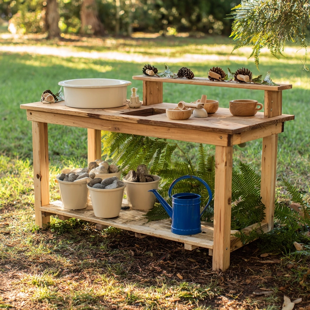 diy mud kitchen