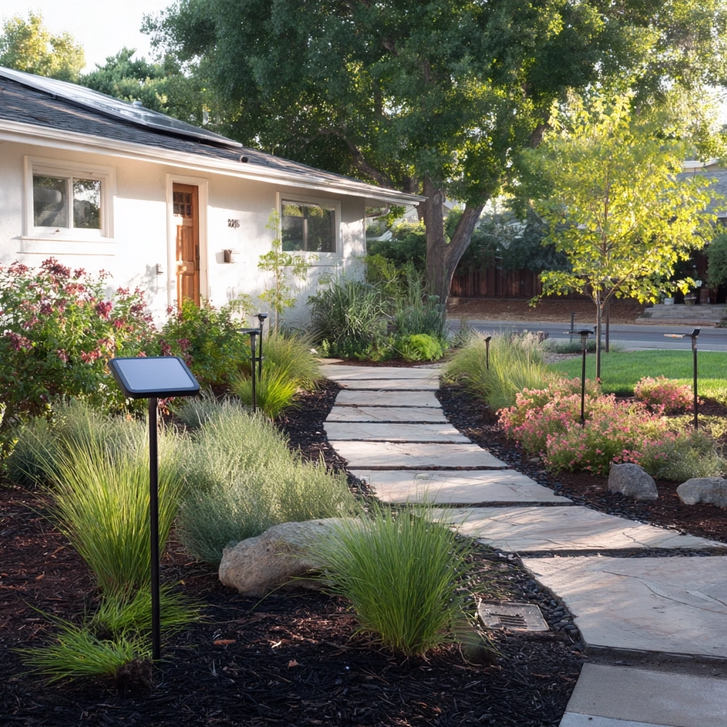 easy landscaping front yard