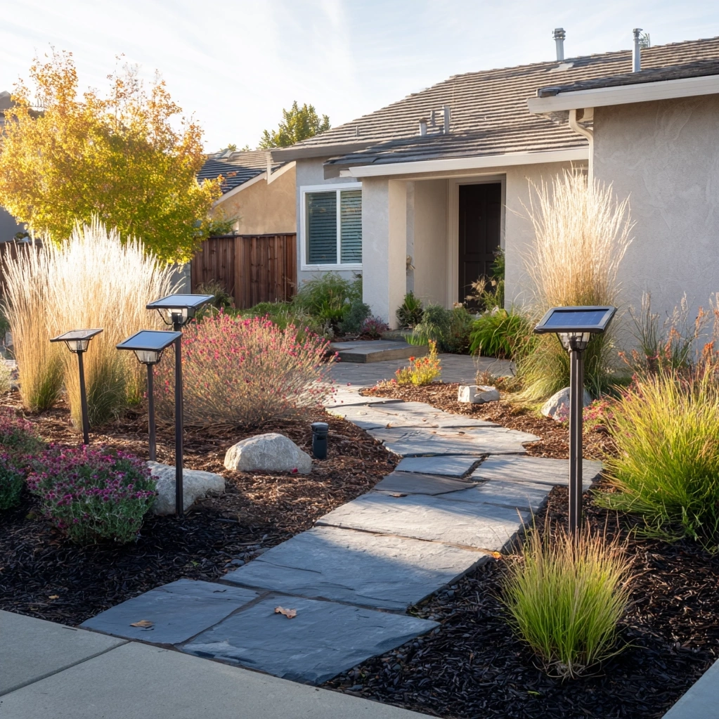 easy landscaping front yard