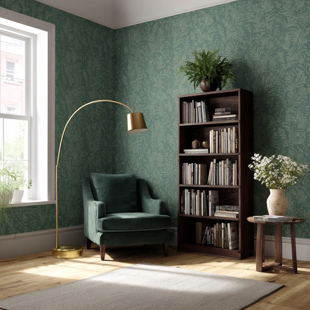 emerald green wallpaper