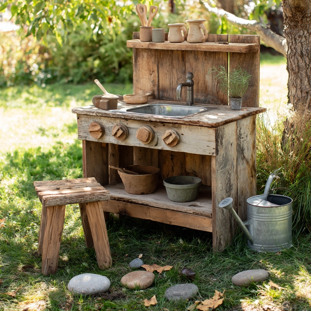 kids mud kitchen