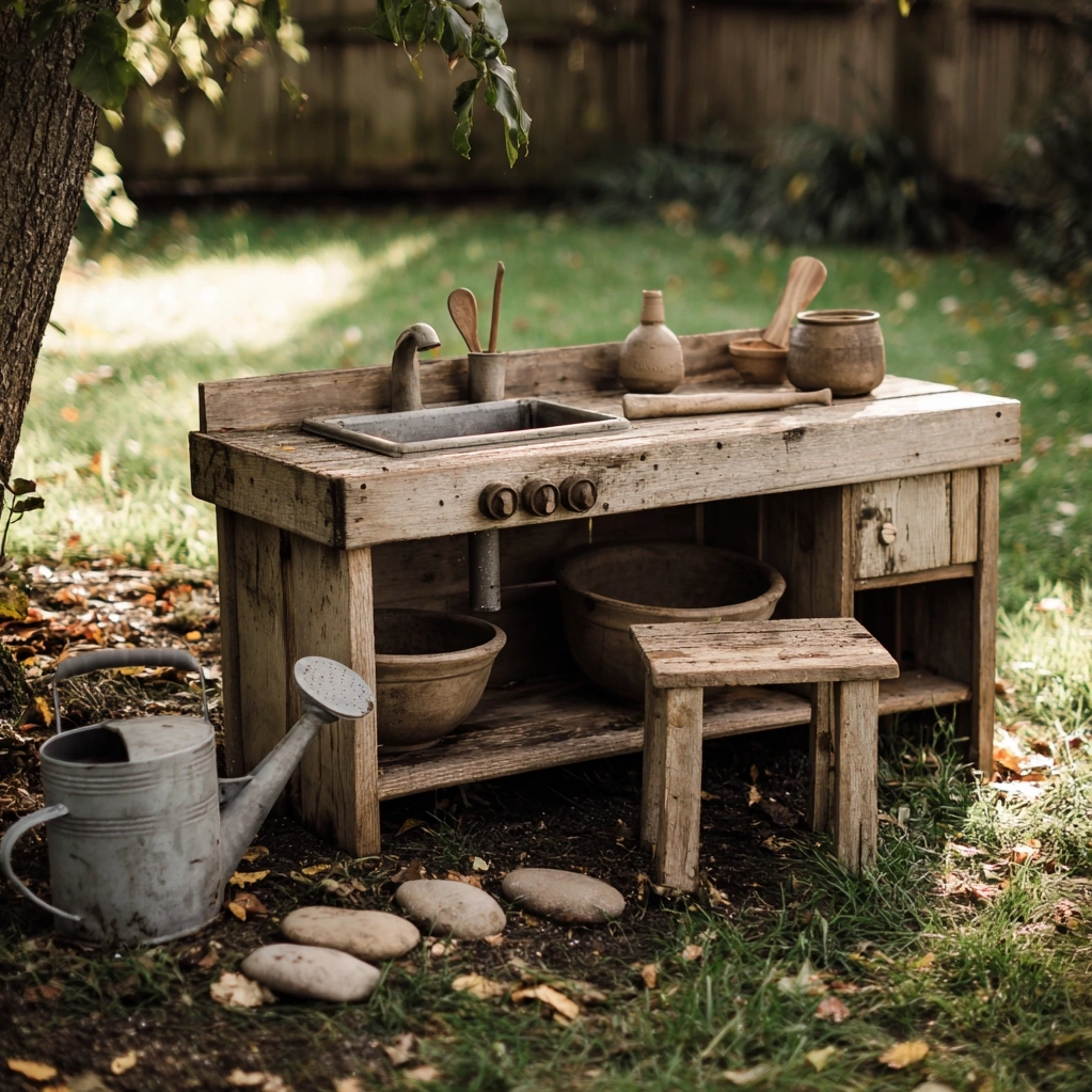 kids mud kitchen