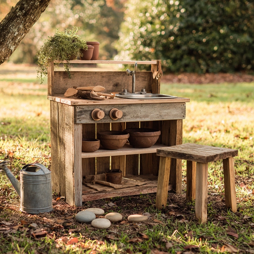 kids mud kitchen