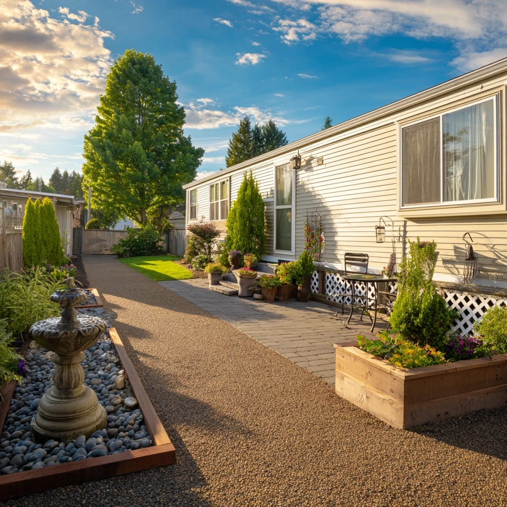 mobile home landscaping ideas