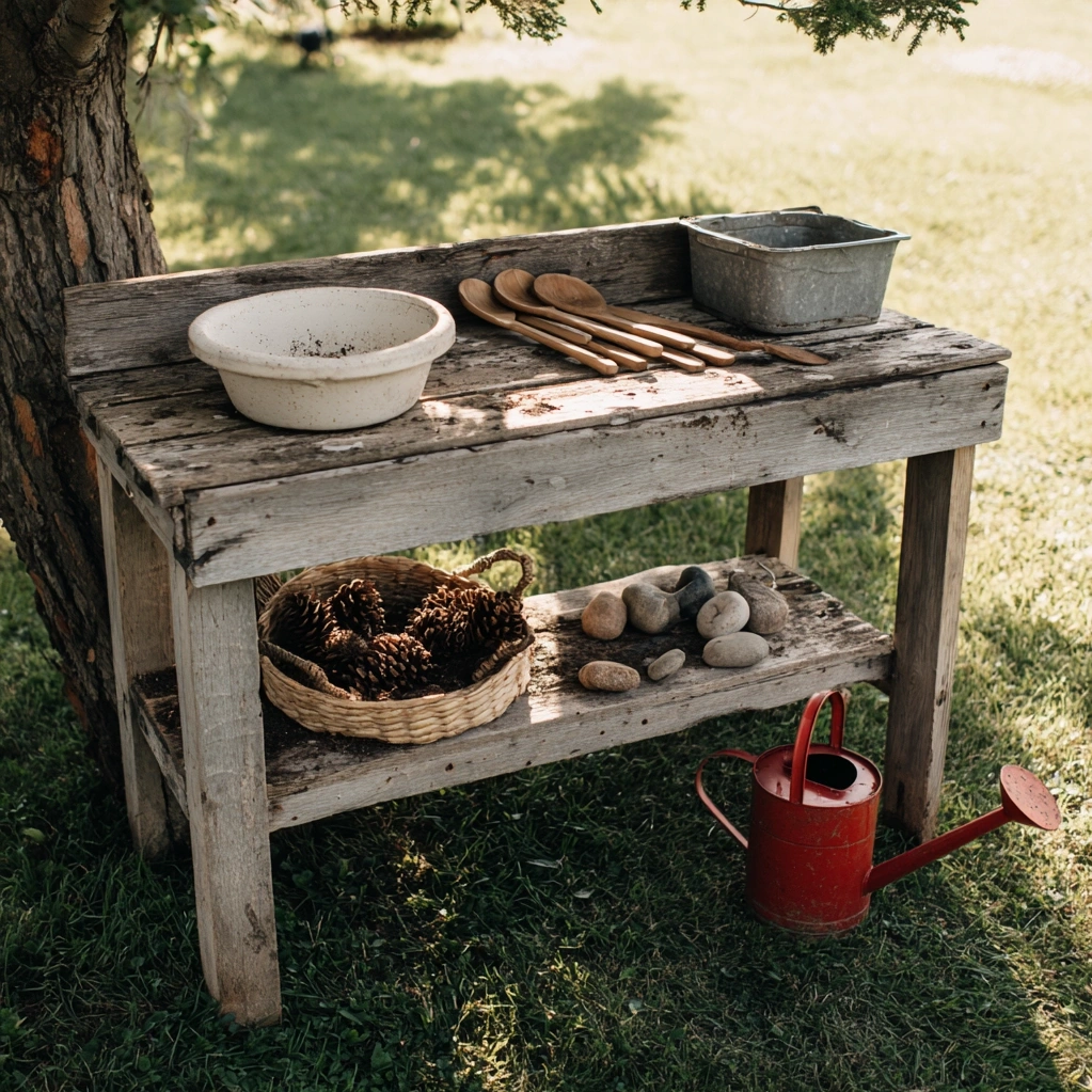 mud kitchen for kids