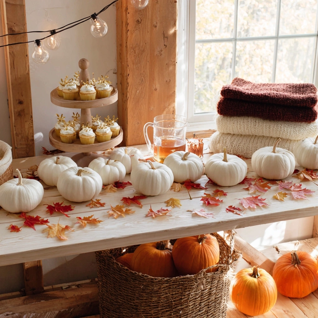 october baby shower ideas