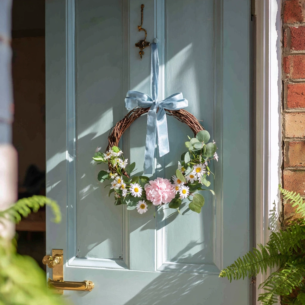 spring floral wreath