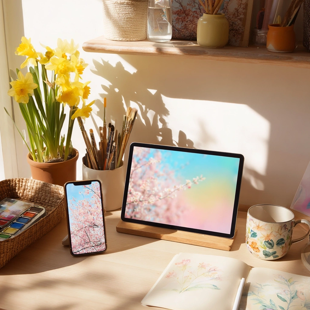 spring phone backgrounds