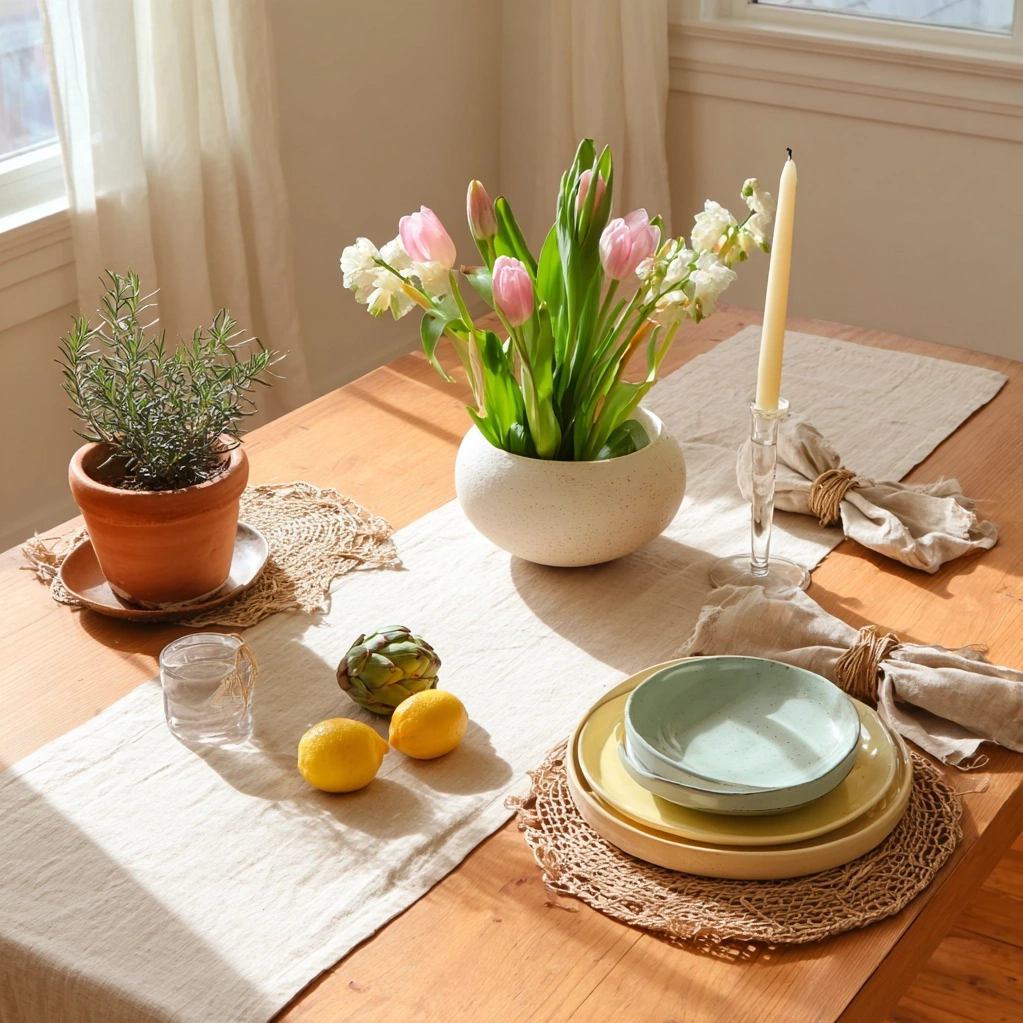 spring table decor