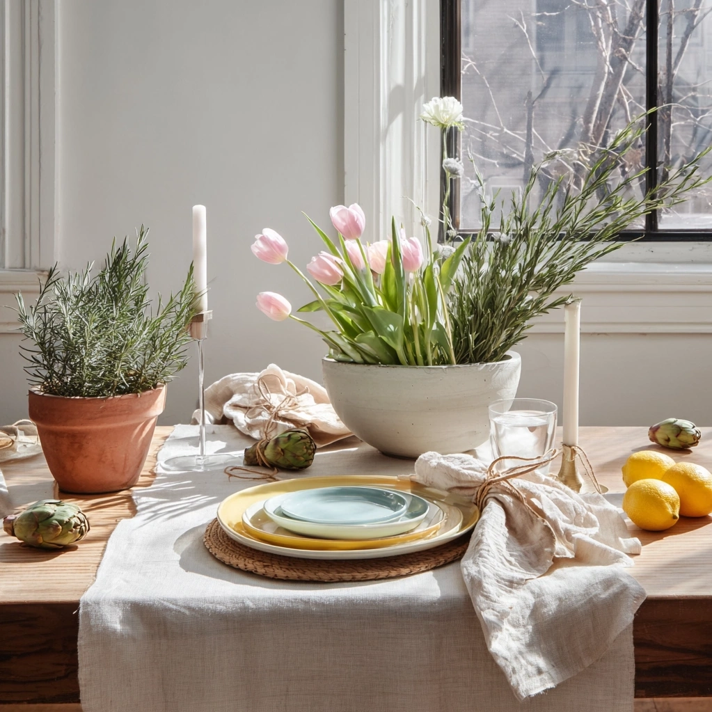 spring table decor