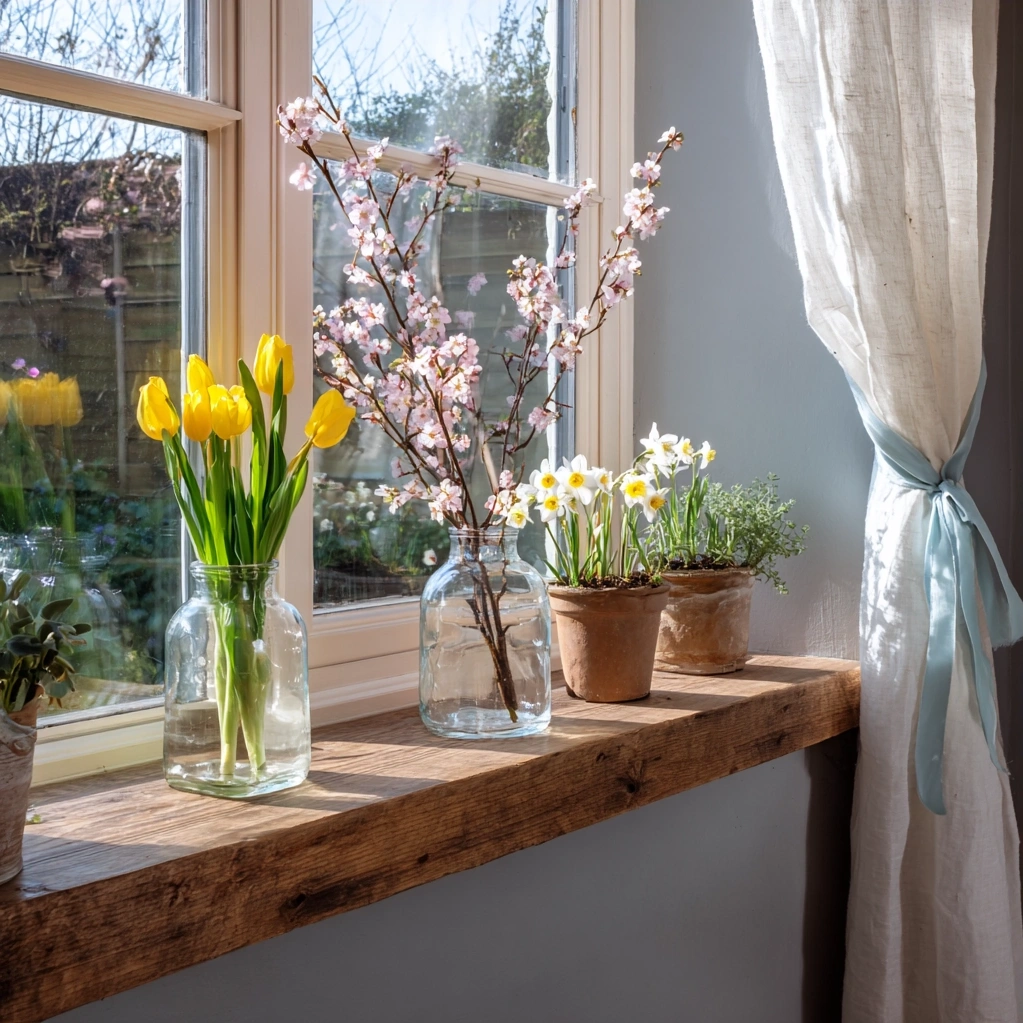 spring window display