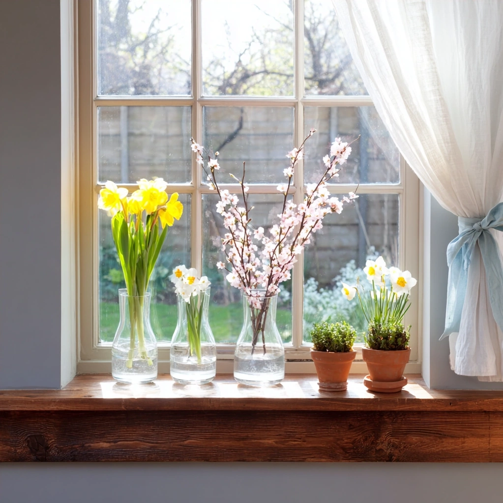 spring window display