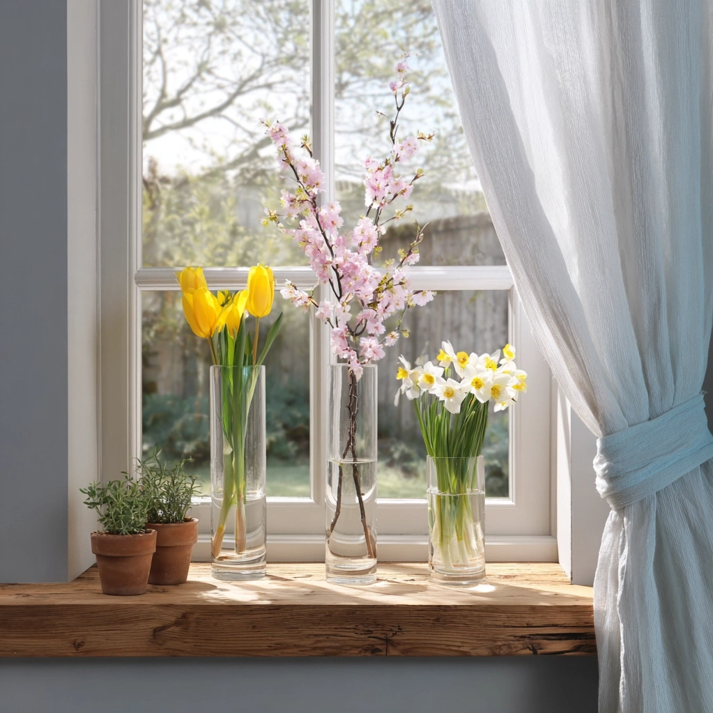 spring window display