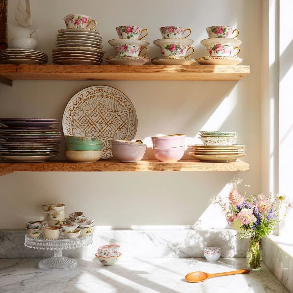 vintage dishware collection