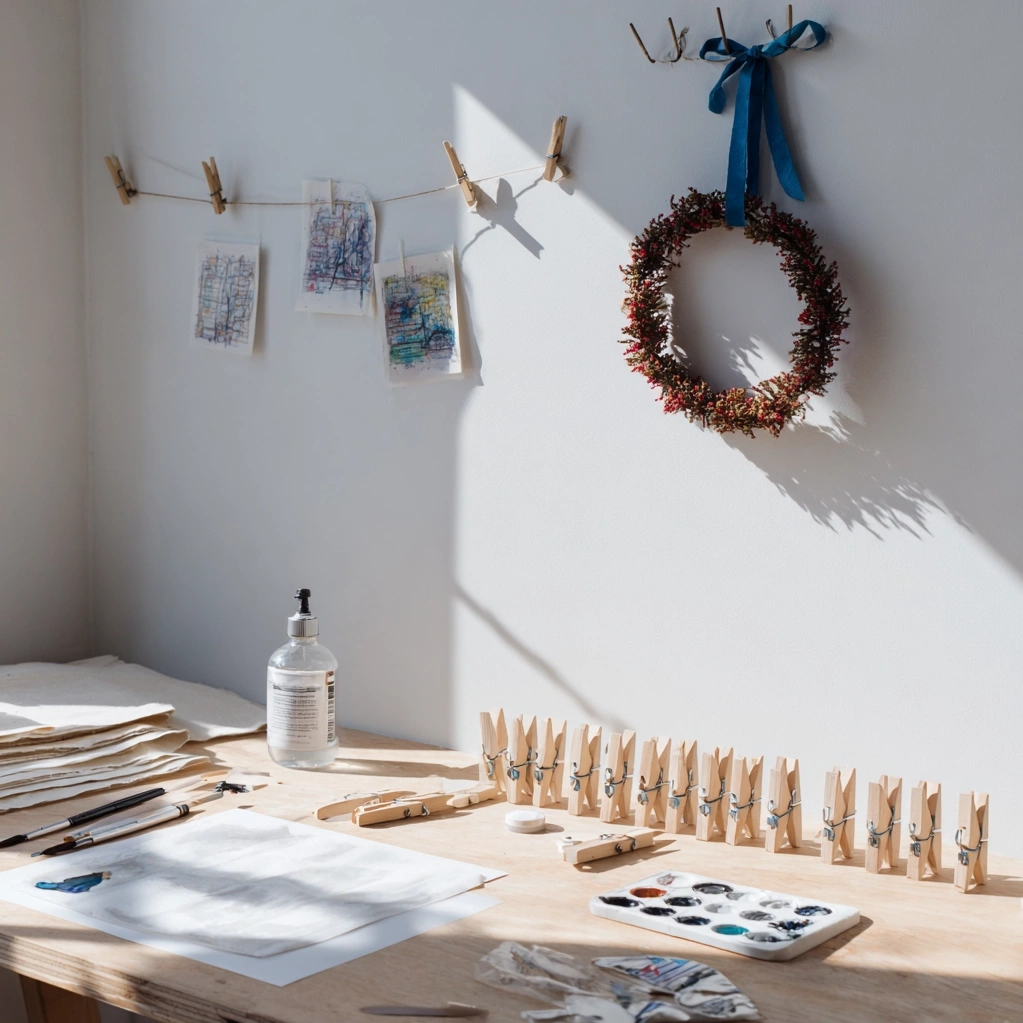 volleyball clothespins craft