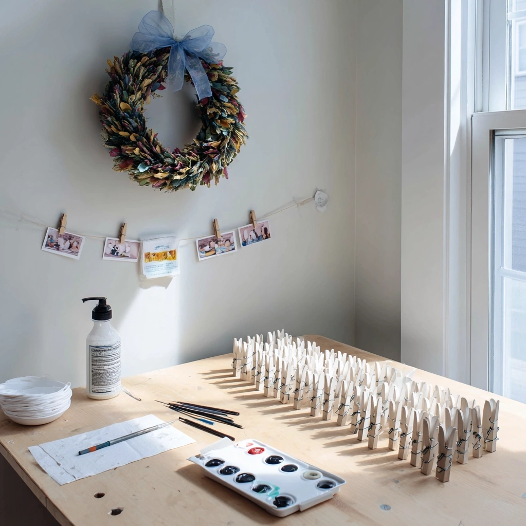 volleyball clothespins craft