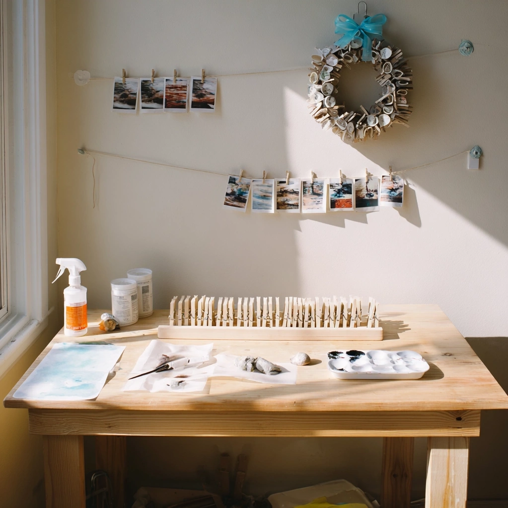 volleyball clothespins craft