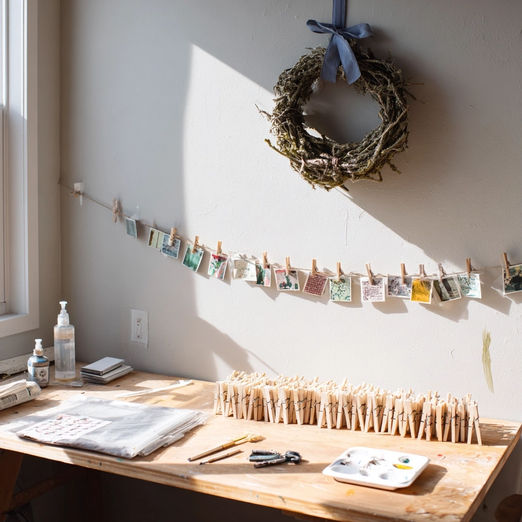 volleyball clothespins craft