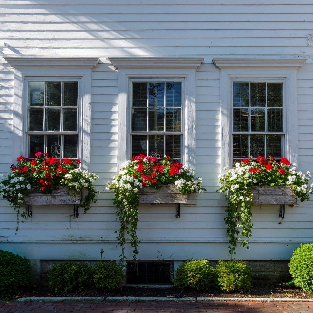window flower boxes